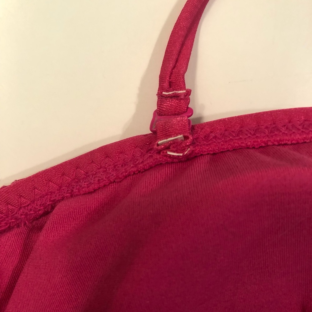 Pink Ruffle Swimsuit Top - Picture 3 of 4